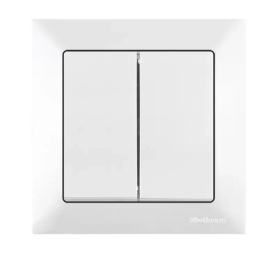 Сериен ключ схема 5-10А Бял Candela Mutlusan.png